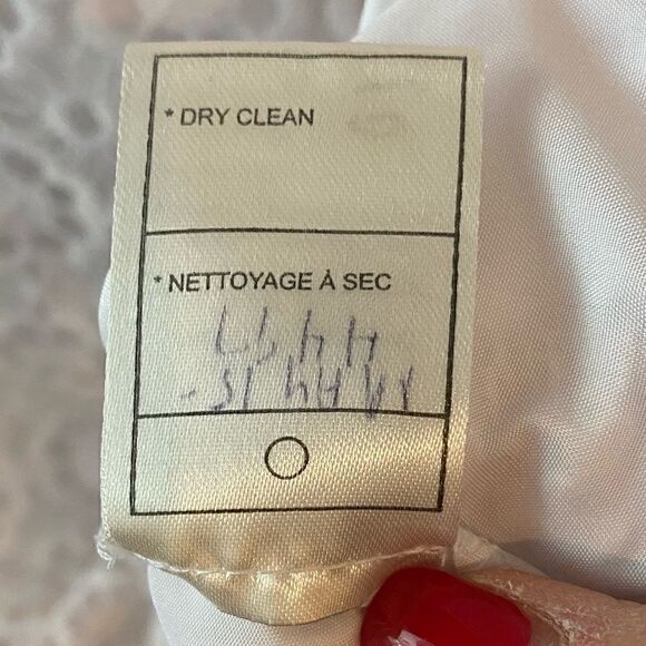 BB Dakota 6 White Lace Open Back Lined Dress - Picture 6 of 10